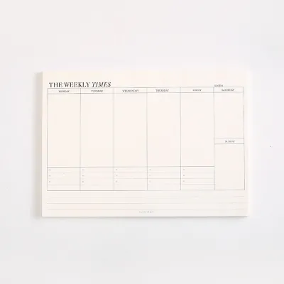 Monthly/Weekly plan Tear-off notes Planner Notebook Sticky Note College Notebook Schedule notebook supplies