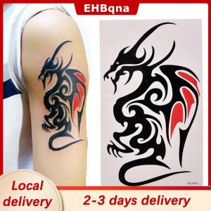 [COD]  HOT SALE Ship within 24 hours Waterproof Temporary  Sticker Body Art 10.5x6cm Dragon  Totem Water