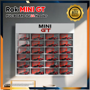 Rak Mini GT Bahan PVC Board Isi 24 Dengan Logo