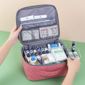 O-KAY Portable Storage Bag First Aid Medicine Bag Outdoor Pill Survival Organizer Emergency