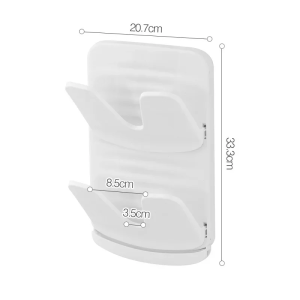 A-G New A-G Folding Pot Lid Double Thick Wall Mounted Lid Rack Reuseable Cutting Board Rack Self Draining Lid Holder Kitchen Accessories Multifunctional Kitchen Space Saving Easy Storage Organizer
