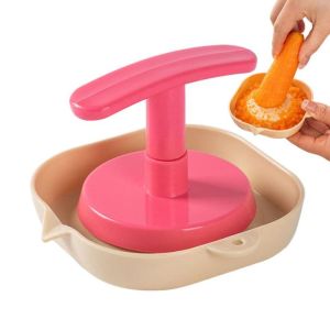 JURHOMIE 1/2Pcs Portable Hand Grinder Garlic Durable Plastic Manual Ginger Grater Plate Sturdy Food Grinding Garlic Grinder Kitchen Gadgets