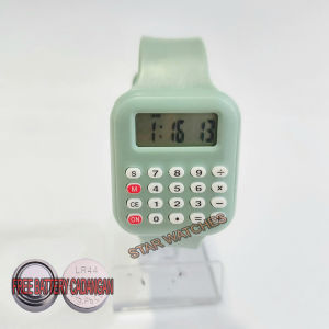 Jam Tangan Anak Kalkulator Terbaru Cute FREE baterai Cadangan