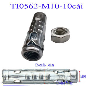 Bộ 10 Tắc Kéo Sắt Xi Kẽm Đa Dạng Kích Thước M6/M8/M10/M12 Tiện Ích Cầm Tay