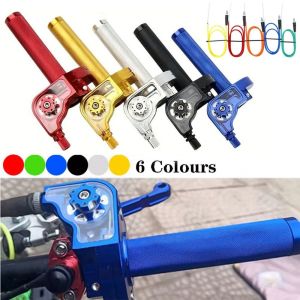 Đường kính 22mm Tay cầm ga xoay cho xe máy với dây Hợp kim nhôm Thanh điều khiển ga Phụ tùng thay thế Chủ đề M101.5 Tay lái xe máy Xe máy điện