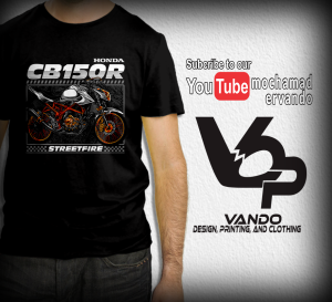 KAOS MOTOR HONDA CB150R STREETFIRE - KAOS DISTRO PRIA WANITA - KAOS PENDEK KATUN MURAH - KAOS CUSTOM