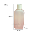Medicine HDPE Square Bottles with Scales Measurement (2PCS). 
