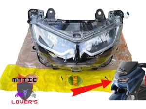Reflektor headlamp lampu depan set LED Yamaha NMAX new 2020-2023 B6h merk Win