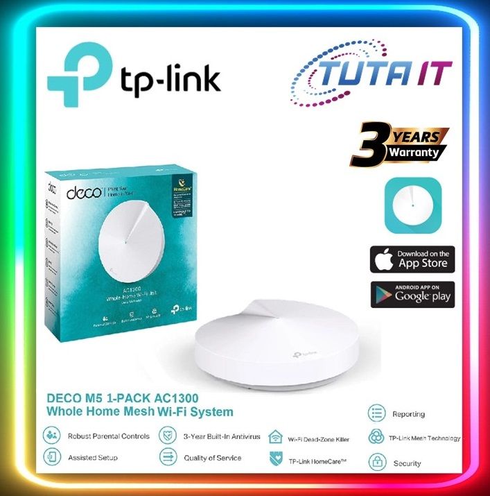tp link deco m5 ac1300 mesh 2 pack
