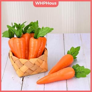 WHPHous 5 10Pcs Artificial Carrot Foam Vegetable Photo Prop Food Toy Mini Toys Decorations Party Favor Fake Vegetables