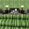 [COD TERMURAH!] Wallpaper Dinding Kamar Tidur Kembang Air Biru / Salur Biru / Salur Hijau / bunga shaby/ Motif Batik - Walpaper Dinding Rumah. 