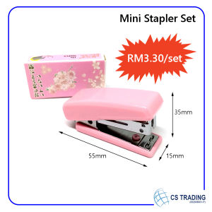 Mini Stapler Set (Stapler with Staples Bullet No. 10)