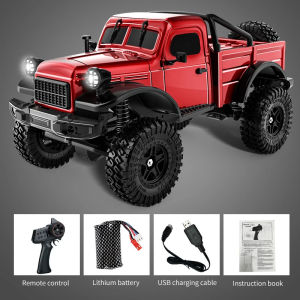 ST[Fast Delivery][Original Available]JJRC C8813 RC Pick-up Truck 2.4G 4WD RC Car Climbing Off-Road Vehicle Simulation Model RC Crawler Car Toys Gift for Kids