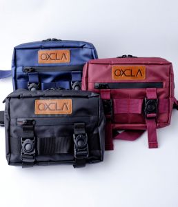OXCLA Waist Bag Pria Waterproof - Navy Biru Dongker & Hitam