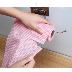 [RẺ VÔ ĐỊCH] Cuộn 50 khăn lau đa năng bếp bát đĩa cốc chén thấm nước chống dính dầu mỡ hai mặt loại to 20x30cm