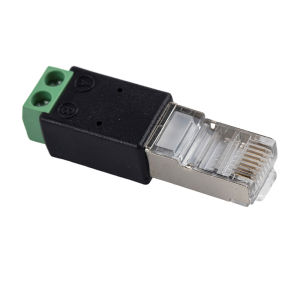 songduanshi RJ45 to RS485 Converter RJ45 Terminal Adapter RJ45 to RS485 Adapter Head to Terminal