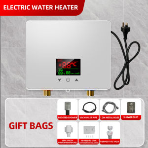 ครื่องทำน้ำอุ่น ขนาด 5500 วัตต์ เครื่องทำน้ำอุ่นทันที ระบบควบคุมอุณหภูมิคงที่ ELECTRIC WATER SHOWER 5500W