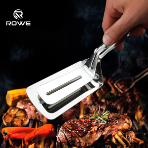 ROWE Stainless Steel Multi-function Food Tongs for Cooking Tongs for Steak