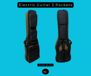 ELECTRIC GUITAR BAG CASE 3 POCKETS TYPE PREMIUM CASE FULLY PADDED BACKPACK WATER REPELLANT
