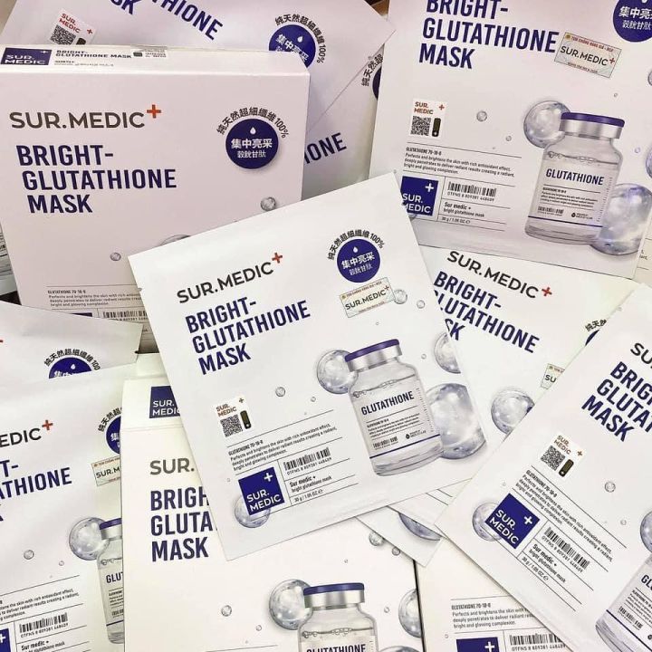 mt n sur medic bright glutathione mask Lm Sng Da Sur.Medic+ 30gMt N Lm Sng Da Sur.Medic+ Bright Glutathione Mask 30g  Mt n dng trng Sur.Medic