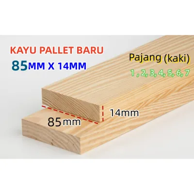 Kayu Pine New 95mm/ 9.5cm/70mm / 7cm Pine Siap Ketam wood Kayu Pallet(Grade A)wainscoting DIY rack