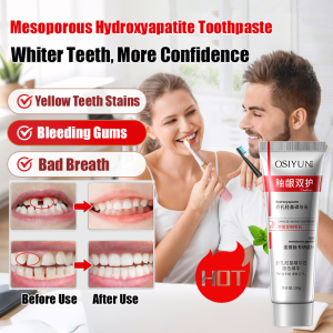 Essence Toothpaste For Bright Teeth Absorb Color Hydroxyapatite Color-Absorbing Essence Toothpaste For Yellow Teeth And Bad Breath Removal Tartar Control And Teeth Whitening Formula  Teeth Whitening Toothpaste Breath Freshening