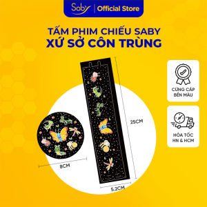Tấm phim chiếu Saby hình Xứ sở côn trùng phim chiếu cho đèn chiếu sao Saby Dreamz và Saby Stories
