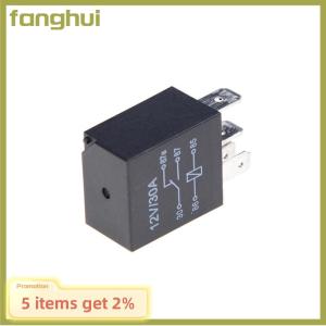 fanghui Rơ Le chuyển đổi ô tô DC 12V 5 chân 30A Rơ Le xe đạp ô tô