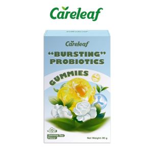 CareLeaf Halal Probiotic Gummies 18pcs  Gut & Digestive Health Support  Jasmine Flavor Juicy Gummies
