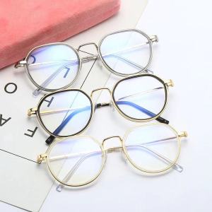 🔥Orfila Anti Radiation Glasses for Women Retro Round Glasses Frame Anti Blue Light Eyeglasses COD