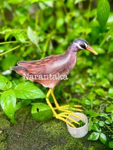 Jontrot Patung Burung Tikusan Alis Putih