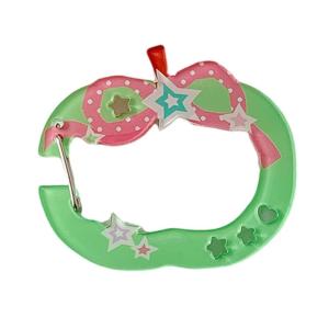 Decorative Acrylic Carabiner Clip For Keychains Outdoor Lightweight and Practical Bag Accessory Students Office Worker