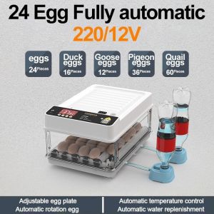 Fully automatic incubator flipping humidification dual power supply