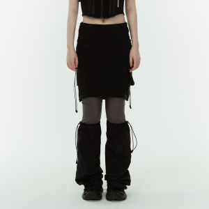 LOOKthatPEOPLE Paneled Midi Skirt