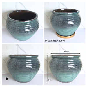 The Leaferie Avira Big plant pots Ceramic flowerpot flowerpots flower pot planter planters