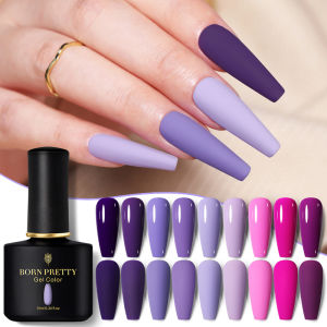 BORN PRETTY เจลทาเล็บ UV เจลสีทาเล็บสีนู้ดยาทาเล็บสีทาเล็บแบบลอกออกได้10มล