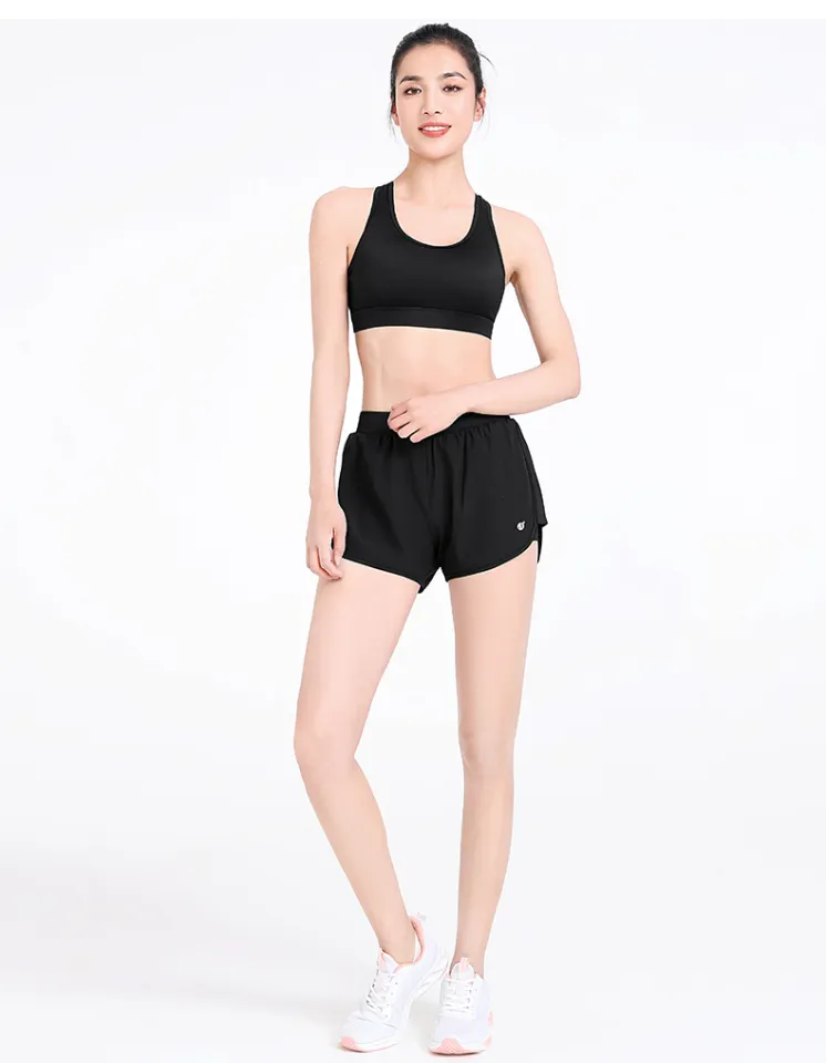 Camel sports women's sports shorts high waist running gym fitness shorts  for female