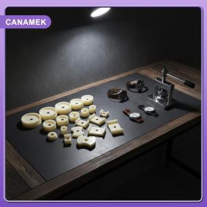 【CANAMEK】 20pcs Đồng hồ chết đồng hồ pha lê phía trước trở lại trường hợp bìa vít Báo Chí ép đóng chết Phụ kiện đồng hồ sửa chữa Kit