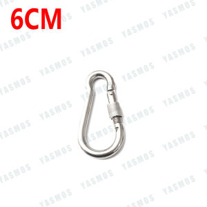 Metal spring buckle carabiner safety insurance buckle ring buckle rope buckle hook carabiner re-button