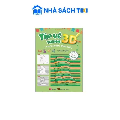Sách Tập vẽ tranh 3D khơi nguồn sáng tạo - Cấp độ 4: Động vật - Đinh Tị
