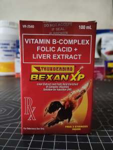 Thunderbird Bexan XP Vitamin B-Complex Folic Acid + Liver Extract 100 mL 10 mL