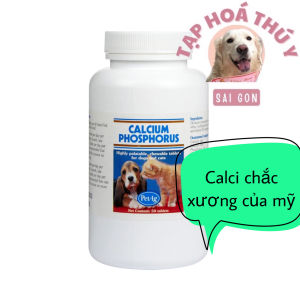 CALCIUM PHOSPHORUS viên nhai bổ xung canxi cho chó mèo