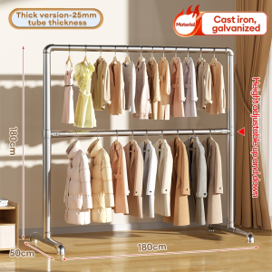200CM Clothes Drying Rack Sampayan ng damit Heavy Duty Clothes Hanging Rack Clothes Rack Sampayan for Indoor Outdoor