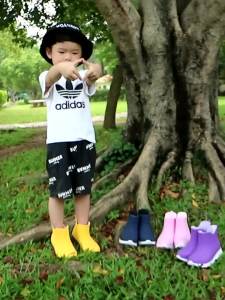 Kasut Hujan Pelajar Sekolah Rendah Kanak-Kanak Besar Budak Lelaki Tambah Bulu Pemanasan Kasut Hujan Kasut Getah Kalis Air Yang Tidak Licin Kasut Air Kasut Wanita Kanak-kanak