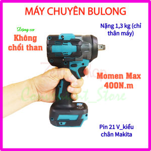 Máy chuyên Bulong 400 N.m_chân pin 21V Makita thông dụng