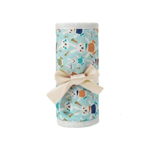 4PCS Cotton Crib Rails Protectors Washable Breathable Fabric Infant Bed Safety Padding Nonslip Edges Protections