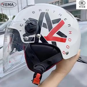 AE Wild Horse 3C Authentication YM329S Dual-helmet new national standard motorcycle and electric vehicle ear-protecting safety helmet all-season helmet