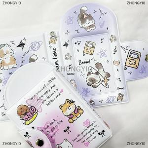 [COD] ZHONGYI0 อัลบั้มรูปน่ารัก3นิ้วที่เก็บบัตรไอดอลสมุดสะสม36สมุดอัลบั้มกระเป๋าเคสเก็บภาพ