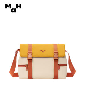 MAH กระเป๋าสะพายไหล่หนึ่งชิ้นความจุขนาดใหญ่ที่เรียบง่ายสตรีสำหรับเดินทางนักศึกษาดีไซน์ดั้งเดิมกระเป๋าสะพายข้างแบบใหม่2023 MAH