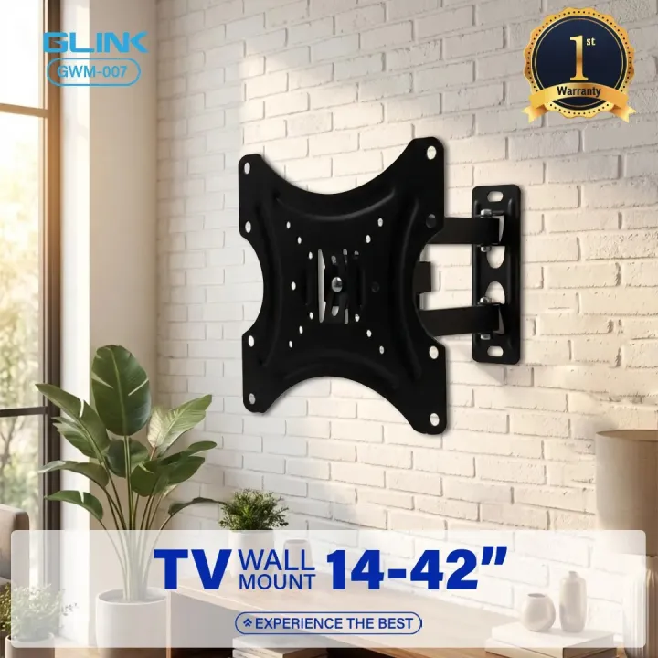 GLINK ขาแขวน TV ขนาดหน้าจอ 14”-42” รับน้ำหนักสูงสุดได้ 25 กก. รุ่น GWM ...
